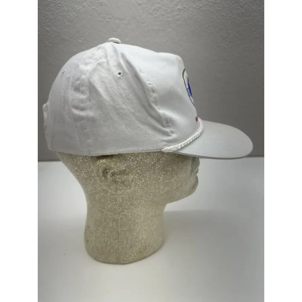 Triangle Headwear Snapback Hat Royal Caribbean Cruises Monarch of the Seas White